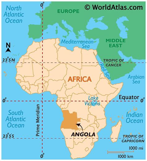 angola mapa swiata